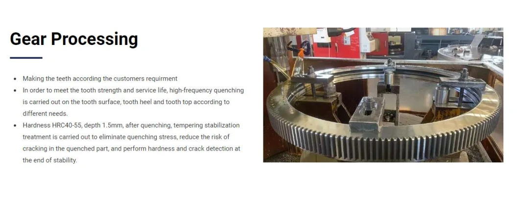 Kaydon Mte-415t Slewing Bearing, Mte-415t Slewing Ring, Mte-415 Bearing Material: 42CrMo